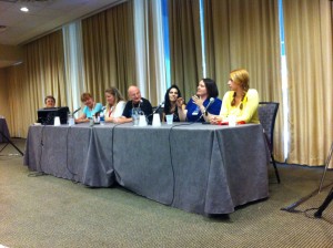 (l to r) Carol Malcolm, Jeanne C. Stein,  Kelley Harkins, Kevin Bachelder, Stephanie Stowers, Stephanie Beaver and Erika Pratte